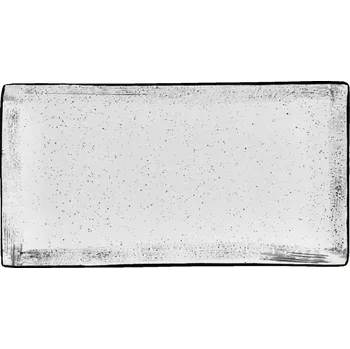 Podnos Fungio, 27x14 cm - bílá/černá