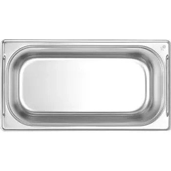 Odpadkový koš GN 1/3 odpadkový koš, 15 cm hluboký ocelový s držadly HENDI 817445