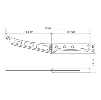 Kuchyňský nůž Nůž na sýr LANDHAUS 14 cm | TRAMONTINA 29810-187