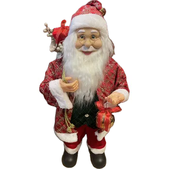 Vánoční ozdoba SANTA 80CM