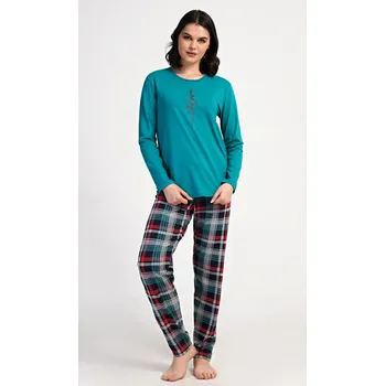 Dámské noční prádlo Vienetta Dámské pyžamo dlouhé LOVE Velikost: M