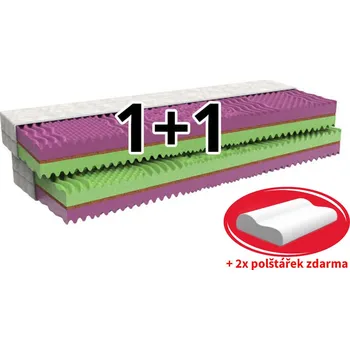 Matrace MPO Matrace COCOFLEX 1+1 Typ potahu: S aloe vera, Rozměr: 100x200 cm