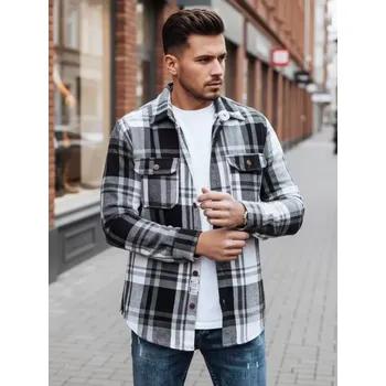 Pánská košile Pánská košile DSTREET DX2675 ČERNÁ M