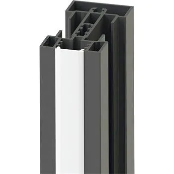 Nábytkové kování VOLPATO Stili krycí profil, plast opál (2,8 m)