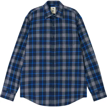 Pánská košile Pánská flanelová košile modrá Wolf & Wolfie K2551 Velikost: XXL