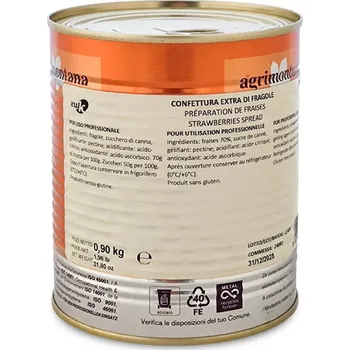 Džem extra 70% jahoda Agrimontana 900 g/plechovka