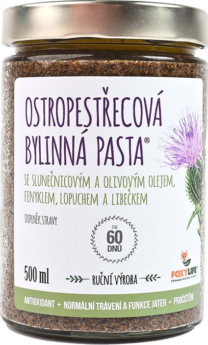 Foxylife Ostropestřecová pasta 500ml