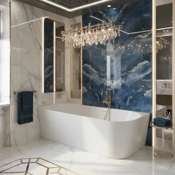 Vana Rea Bellanto Slim, rohová akrylátová vana 1700x790x580 mm, levá, bílá, REA-W0131