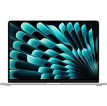 APPLE MacBook Air 15" M4 Silver, notebook, Apple M4, Apple GPU, 15,3", 2880x1864, 16GB, SSD 512GB, macOS Sequoia, CAM, FPR, Thunderbol