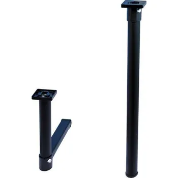 Příslušenství ke karavanu Moderní kloubová noha stolu s celkovou délkou 67,5 cm barva černá