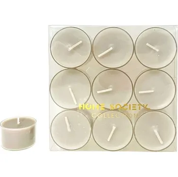 Svíčka Čajové svíčky béžové krémová