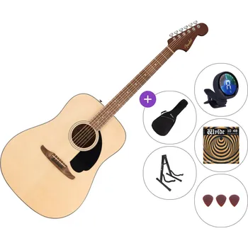 Strunný nástroj Fender California Standard Redondo SET 2 Natural Akustická kytara