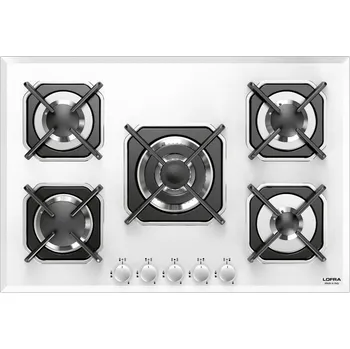 Varná deska Lofra HGB7E0 retro plynová deska bílá
