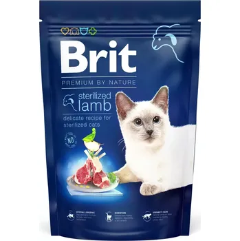 Krmivo pro kočku Brit Premium by Nature Cat Sterilized Lamb 1,5kg