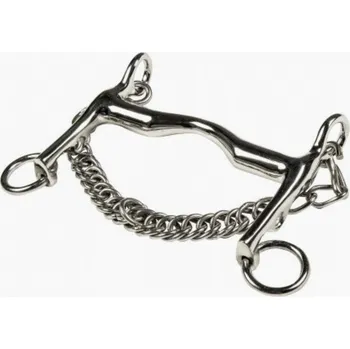 Udidlo pro koně HKM Udidlo pákové nelomené HKM, 16 mm, nerezové 13,5 cm