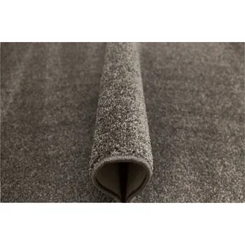 Koberec KOBEREC ŠEDÝ MĚKKÝ HLADKÝ JEDNOBAREVNÝ S FILCEM DO LOŽNICE FLORIDA 300x300 cm