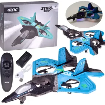 RC model letadla RC stíhačka Raptor RC0726 modrá