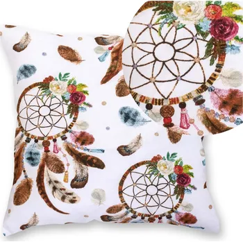 Polštář POVLAK 40x40 na polštář jasan polštářky zip na spaní Belluno BAVLNĚNÝ