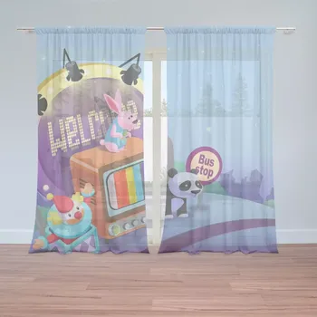 Záclona Sablio Záclony Bus stop: 2ks 150x250cm