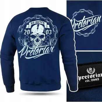 Pánská mikina Pánská mikina klasická PRETORIAN No Mercy Lebka vel. 4XL