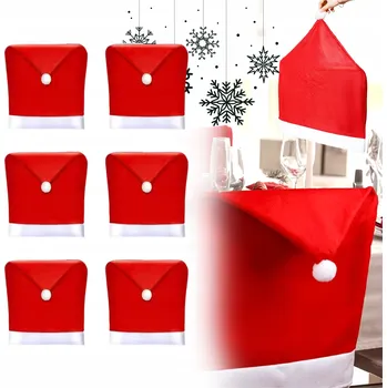 Vánoční dekorace Dekorativní potah na židli Tutumi Mikuláš (Vánoční motiv)