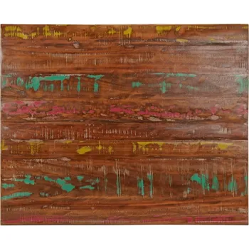 Obývací pokoj vidaXL Stolní deska 90x80x3,8 cm obdélníková masivní recyklované dřevo [371676] Barva: Recyklované dřevo (vícebarevné)