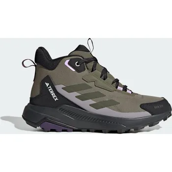 Jezdecká obuv ADIDAS Turistické boty Terrex Anylander Mid Rain.Rdy 42 BÉŽOVÁ|ZELENÁ|ČERNÁ