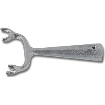 Nábytkové kování Vidlice pro sundání ramínek z velké výšky, hliník