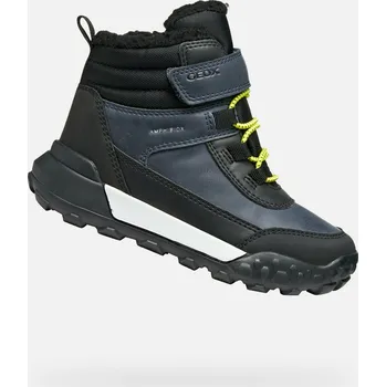 Chlapecká obuv Geox Chlapecké Tmavě modrá chlapecká kotníková obuv Geox Trekkyup ABX Modrá 24 (2967240)