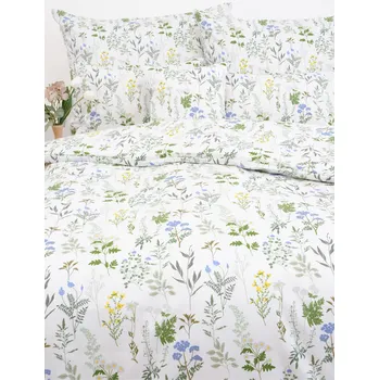 Povlečení Prodloužené saténové povlečení - Bianca bílá