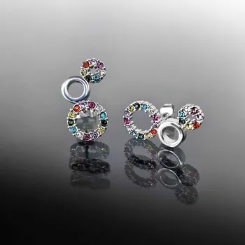 Náušnice Exkluzivní ocelové náušnice zabalené v dárkové krabičce č. 1175