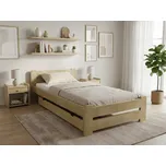 Postel Laura 90 x 200 cm, borovice Rošt: Bez roštu, Matrace: Bez matrace