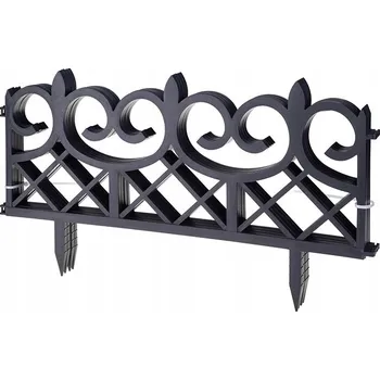 Plot Modulární zahradní plot, sada 4 kusů, antracit barva 33880