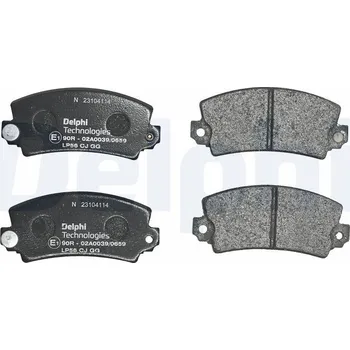 Brzdová destička Sada brzdových destiček, kotoučová brzda DELPHI LP56