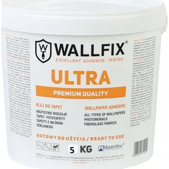 Průmyslové lepidlo Lepidlo na tapety připravené k použití Wallfix Ultra 5 kg na vliesové a vinylové tapety do 350 g/m2