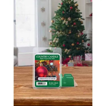 Svíčka Vosk Country Candle Christmas Is Here – doba hoření až 75 hodin