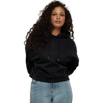 Dámská větrovka Ladies Cropped Heavy Hoody - black M
