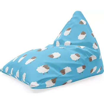 Sedací pytel Sablio Sedací vak Triangl Ovečky: 120 x 100 x 100 cm