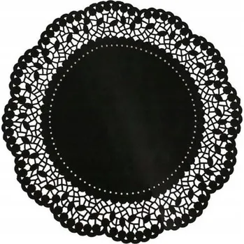 Papírový ubrousek Papírové ubrousky Godan černé 36 cm 6 kusů