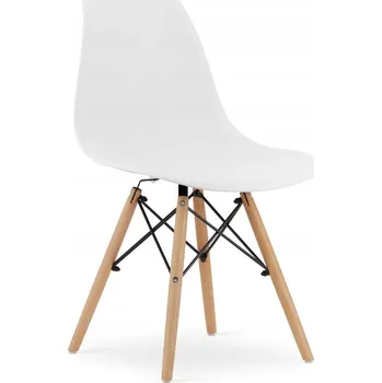 Jídelní židle Židle Leobert bílá umělá kůže, 1 ks