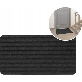 Rohožka TEXTILNÍ ROHOŽKA Morris 60x40cm ČERNÁ
