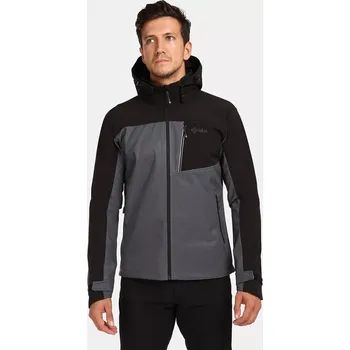 Pánská softshellová bunda Pánská softshellová bunda Kilpi RAVIO-M tmavě šedá 6XL