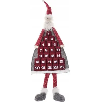 Vánoční dekorace Adventní kalendář k zavěšení – prázdný (k vlastnímu naplnění)