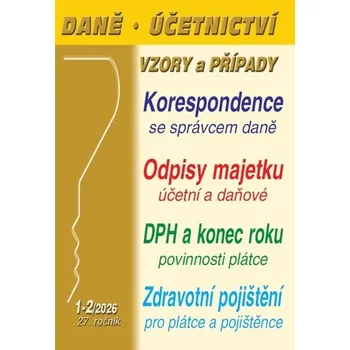 DÚVaP 1-2/2026 Účetní a daňové odpisy majetku