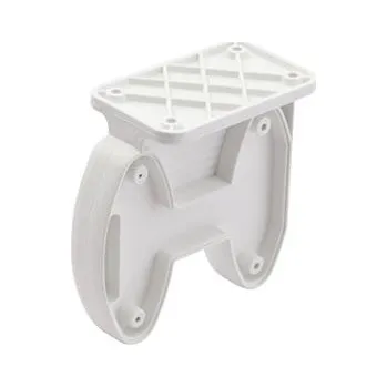 Nábytkové kování Upevňovací díl C 1, 52x100x102 mm, plast bílý