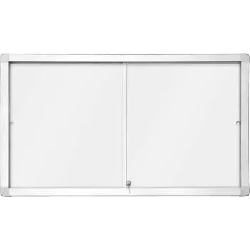 2x3 Horizontální magnetická vitrína s posuvnými dveřmi 141x 70 cm (12xA4)