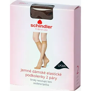 Dámské ponožky Podkolenky jemné dámské elastické 2 páry Černá 27