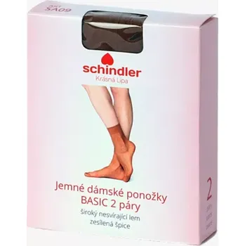 Dámské ponožky Ponožky jemné dámské BASIC 2 páry Tělová 25-27