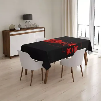 ubrus Sablio Ubrus ACDC Červená ruka - 90x90 cm