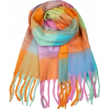 Šála Agrafka šála vícebarevná 200 cm - žena